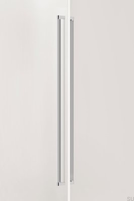 Brooklyn Big 1056 Aluminium poliertes Nickel doppelseitiger länglicher Möbelgriff