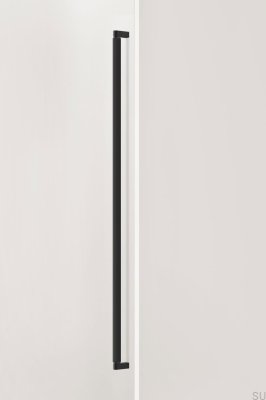 Möbelgriff Brooklyn Big 1056, Aluminium, einseitig, länglich, schwarz gebürstet