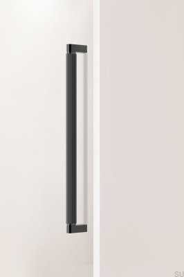 Brooklyn Big 448 Aluminium Schwarz Titan Länglicher Möbelgriff