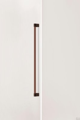 Casey Big 736 Möbelgriff aus Aluminium, mattbraun