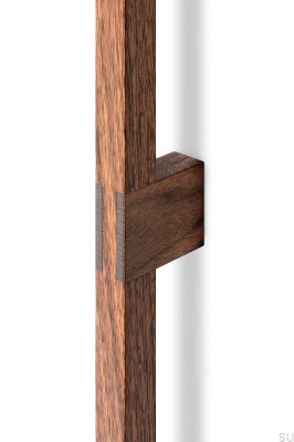 Hako 960 Möbelgriff, länglich, Holz, Walnuss