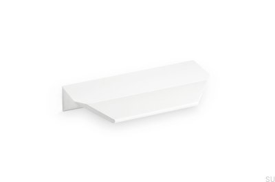 Möbelgriff Vann 100 Edge, Aluminium, mattweiß