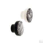 E_26-BI-A--Gałka-meblowa-Faces-Black&amp;White-40-Drewniana-Dębowa-Emaliowana-Biała-(wzór A)-Dot-Manufacture-Skandynawskie-Uchwyty_2