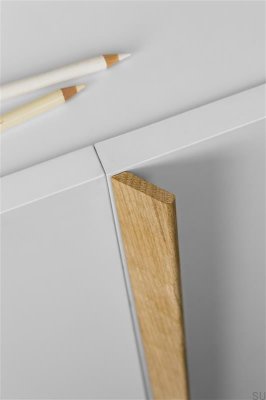 Cano 1024 Länglicher Möbelgriff aus Holz und Eiche