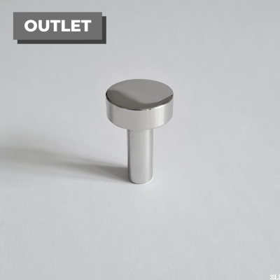 Möbelknopf Nena S Inox Silber poliert