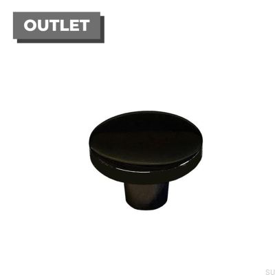 Möbelknopf Rivet 20 Metall schwarz
