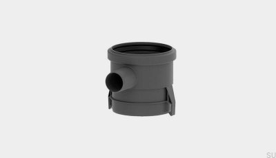 Eckablaufverlängerung mit seitlichem Anschluss 40 mm