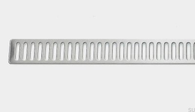 Ablaufrost ClassicLine Säule 280 Stahl gebürstet