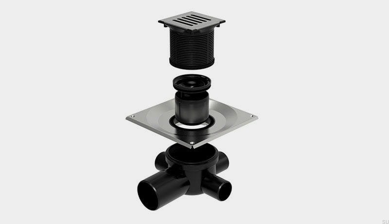 80230075--Zestaw-odpływowy-kwadratowy-ClassicLine-Column-z-poziomym-wylotem-75-mm-i-bocznymi-przyłączami-Unidrain-Skandynawskie-Uchwyty_1
