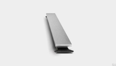 Blende für Linienablauf HighLine 933 Gebürsteter Stahl