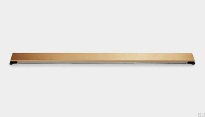 HighLine 253 Steel Gold PVD Linienablaufplatte