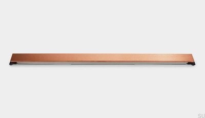 HighLine 733 Stahl Kupfer PVD lineare Ablaufplatte