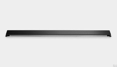 HighLine 1133 Lineare Ablaufplatte Stahl Schwarz PVD