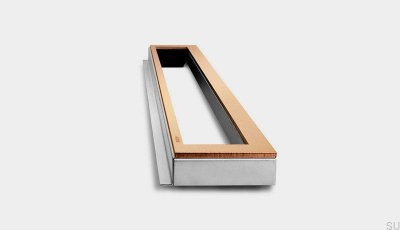 Highline Ablaufrahmen 315 25 Stahl Kupfer PVD