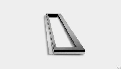 Highline 1195 12 Ablaufrahmen Stahl schwarz PVD
