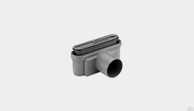 Ablaufmodul mit waagerechtem Abgang 75 mm mit herausnehmbarem Siphon