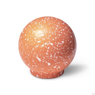 Ren Melange Orange & White 35 Möbelknopf aus Holz, Buche