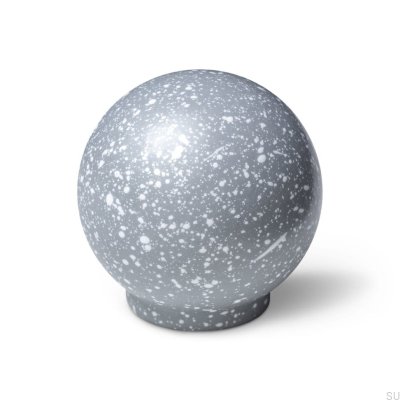 Möbelknopf Ren Melange Grau & Weiß 35 Holz Buche