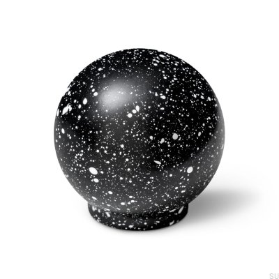 Möbelknopf Ren Melange Schwarz & Weiß 35 Holz Buche