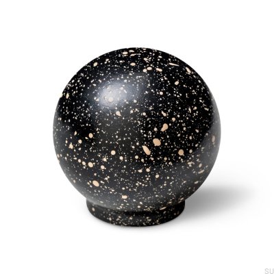 Möbelknopf Ren Melange Schwarz & Braun 35 Holz Buche