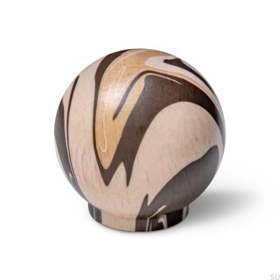 Möbelknopf Ren Espresso Solo 35 Holz Buche