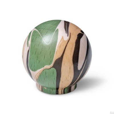 Möbelknopf Ren Espresso Rich Green 35 Holz Buche