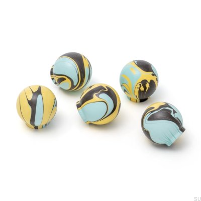 Möbelknopf Ren Octopus Trace 35 Holzbuche