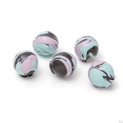 Möbelknopf Ren Funky Black 35 Holz Buche