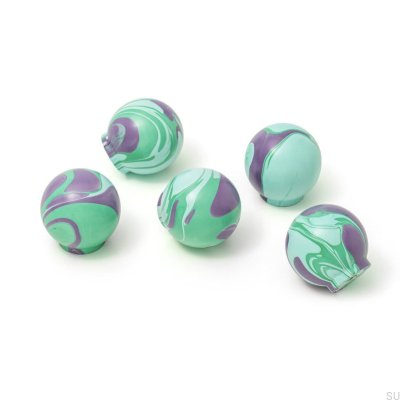 Möbelknopf Ren Purple Haze 35 Holz Buche