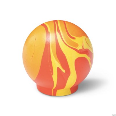 Möbelknopf Ren Chari Rot 35 Holz Buche