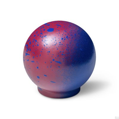 Möbelknopf Ren Melange auf Farbverlauf Dunkle Seite des Mars 35 Holz Buche