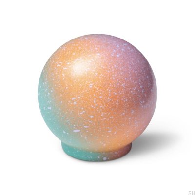 Möbelknopf Ren Melange auf Farbverlauf 70er Milchstraße 35 Holz Buche