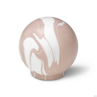 Möbelknopf Ren White Rose Taupe 35 Holz Buche