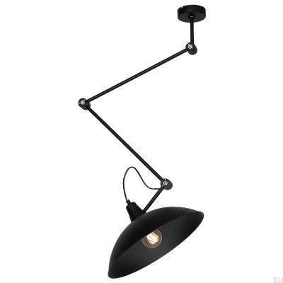 Melos Deckenleuchte Metall Schwarz