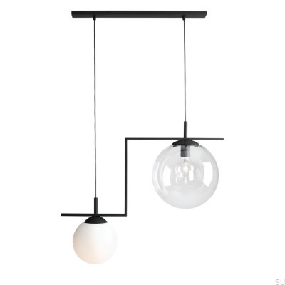 Hängelampe Zac 2 Mix Metal Schwarz