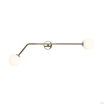 Wandleuchte Pure Horizontal Metall Gold
