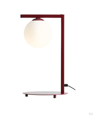 Zac Schreibtischlampe Metall Rot