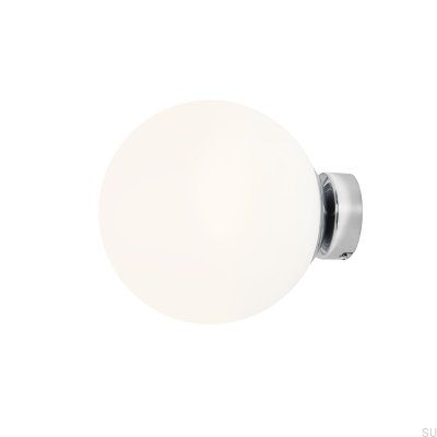Ball M Wandleuchte Metall Silber Chrom