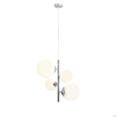Bloom 4 Metall Silber Chrom Hängelampe