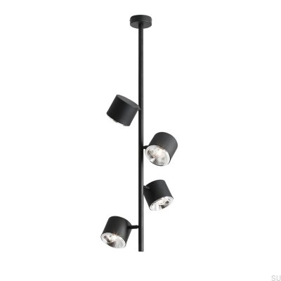 Bot 4 Deckenleuchte Vertikal Metall Schwarz
