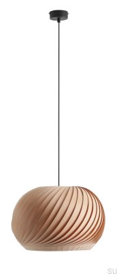 Hängelampe Nature Dark M Holz Buche