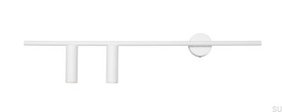 Trevo 2 Metall-Wandleuchte Weiß (Links)