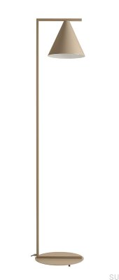 Stehleuchte Form Metall Beige