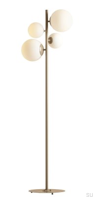 Bloom Stehleuchte Metall Beige