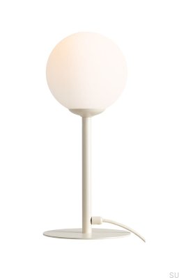 Pinne Schreibtischlampe aus Metall in Creme
