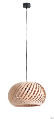 Nature Cross S Hängelampe aus Holz und Buche