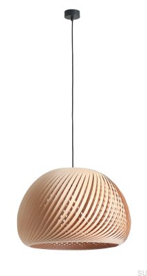 Nature Cross XL Hängelampe aus Holz und Buche