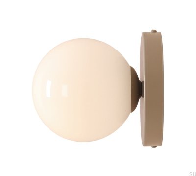 Ball II S Wandleuchte Metall Beige