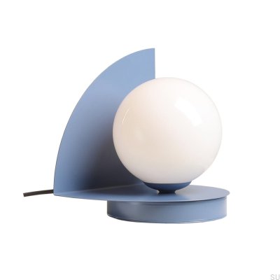 Loop Schreibtischlampe Metall Blau
