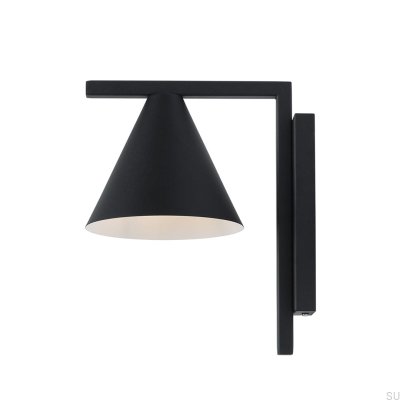 Form Metall Wandleuchte Schwarz
